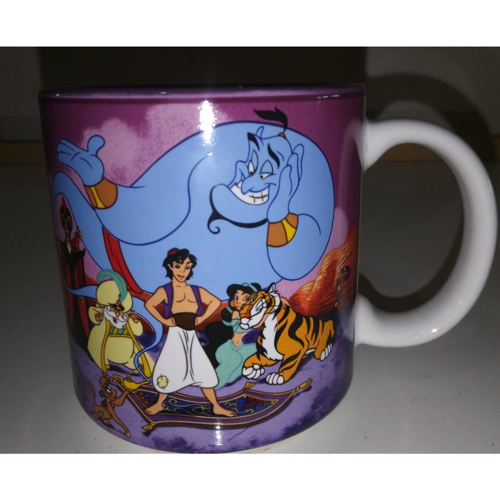 Vintage Disney Aladdin Coffee Mug